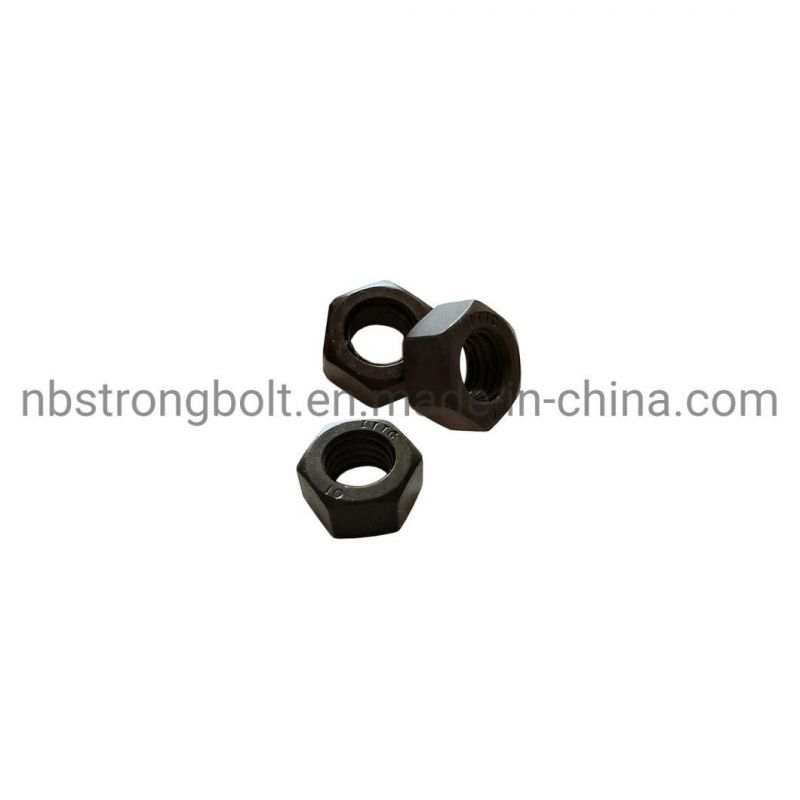 ASTM A194 Gr. 2h Heavy Hex Nut Black 3/8"-16