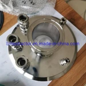 12inch Flat Cap Lid with Tri Clamp and Compression Fitting Use for Bho Closed Extractor