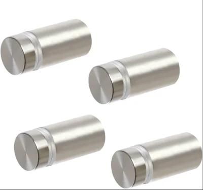 High Quality Frameless Glass Balustrade Railing Clamp Round Aluminum Standoff Bolts