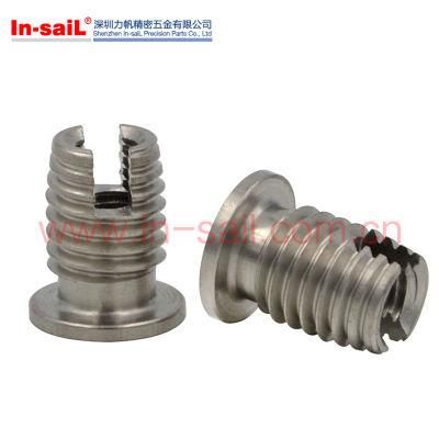 Self-Tapping External Threaded Insert Withd Cutting Slot