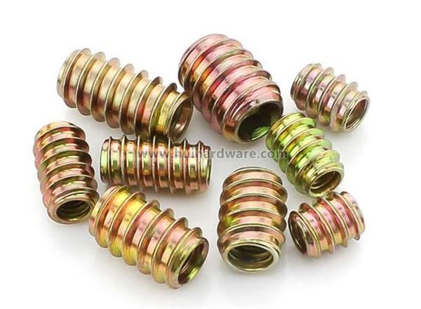Carbon Steel Galvanized Wood Insert Hex Socket Nuts