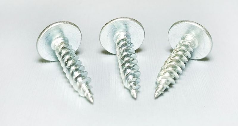 Clear Zinc Plated Wafer Head Phillips Drive Cross Recess Fastener Framing Nails/L-Lath/Drywall Screw