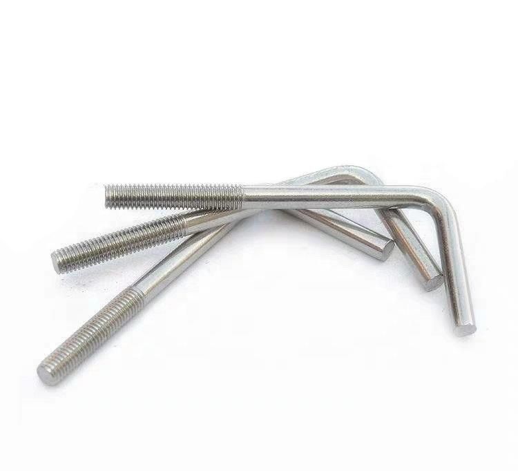 J L Type Stainless Steel Carbon Steel Foundation 16mm Anchor Bolts