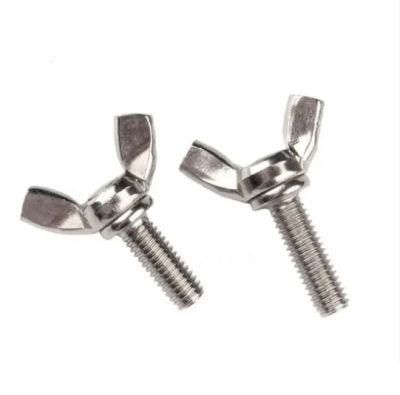 Quality Fasteners Factory Stainless Steel 304 Wing Screw Thumb Screw M6
