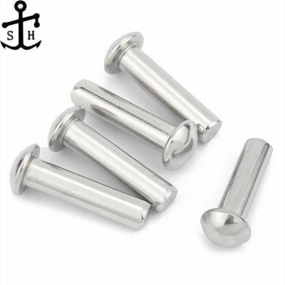 JIS B 1213 Stainless Steel Round Head Solid Rivets Made in China