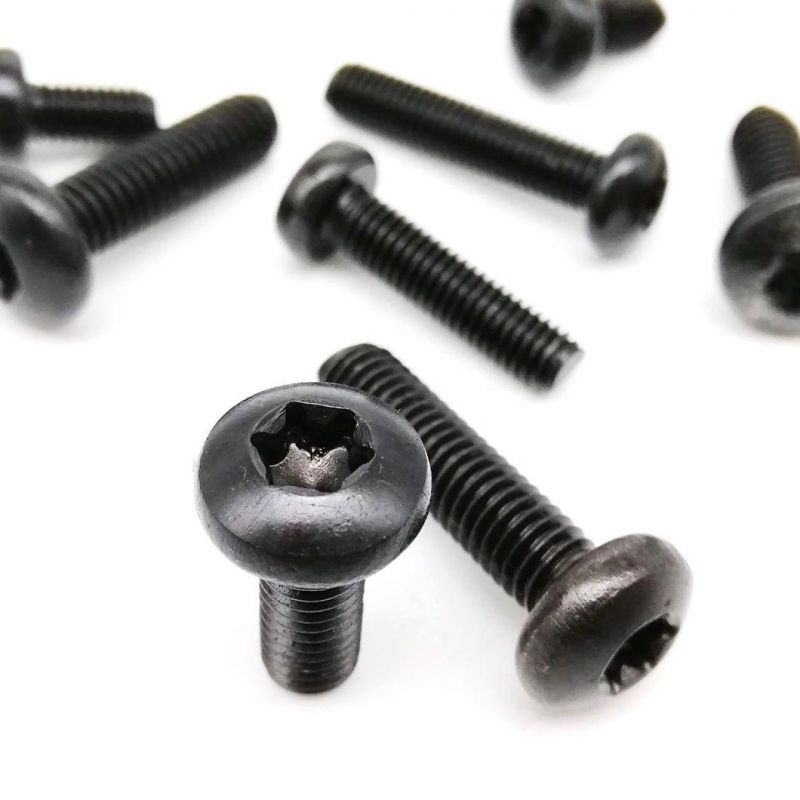 Carbon Steel Black Bolts GB2672 Socket Pan Head Torx Drive Screw