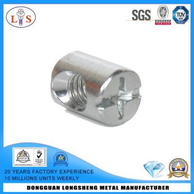 Cross Slot Dowel Barrel Nut (Furniture Nut)