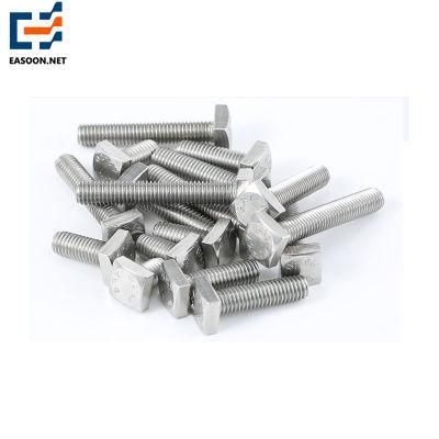 Customized Automation Equipment Bolts Stainless Steel Hammer Head Bolts T Bolts M6 M7 M8 Zinc Stainless Steel Square Head T Bolt
