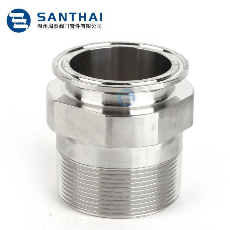 SS304 SS316L Sanitary Stainless Steel Nut Male Female Coupling Non-Standard Nut Customized Screw NPT Bsp SMS DIN