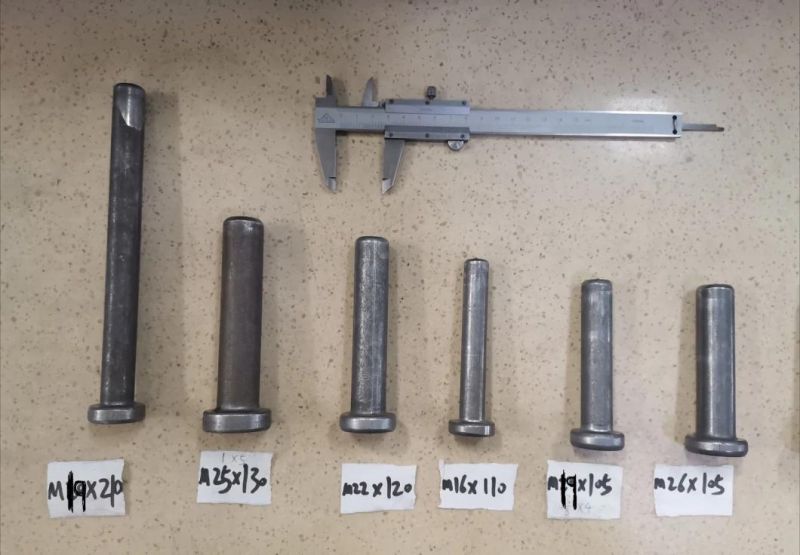 Plain Grade4.6 - M25 - JIS - B1198-1995 - Welded Stud/Shear Stud/Welding Nail - Carbon Steel - Swrch18A