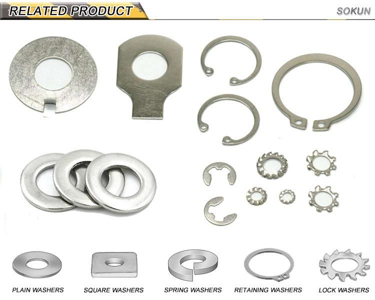 Amse/ANSI Tooth Washe Lock Washer Zinc Yellow