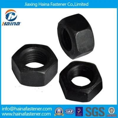Carbon Steel Black A563 2h Heavy Hex Nuts for Industry