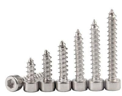 M8-M10 Stainless Steel Hexagon Socket Self Tapping Screw Speaker Cup Head Pointed Tail Self Tapping Screw