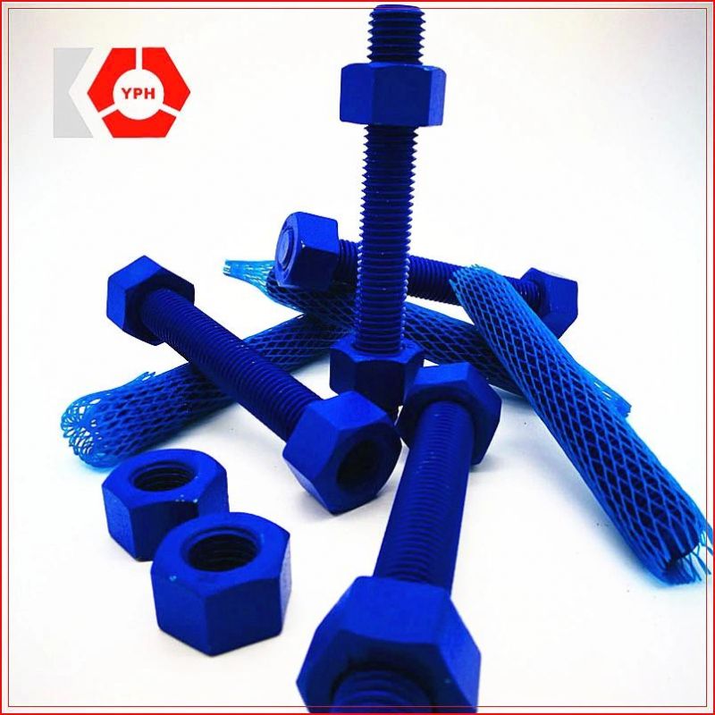 A193-B7 Zinc Plated Thread Rods Studdings Bolts and Nuts