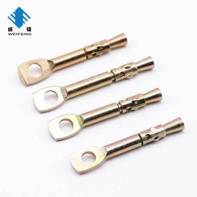 Bulk Packing Yellow Zinc Plated Tie Wire Anchor
