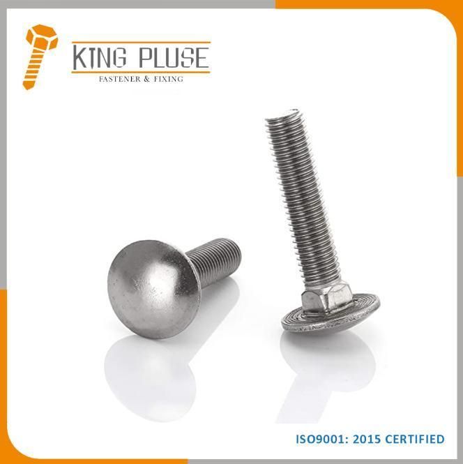 DIN603 Grade 4.8 Zinc Plated Carriage Bolt, Galvanzied Metric