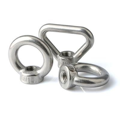 Stainless Steel DIN582 Swivel Lifting Eye Rigging Nut Marine Hardware Eye Nuts Bolt and Nuts
