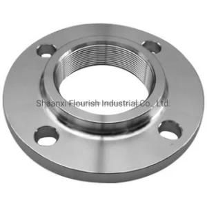 ASME/ANSI/DIN Forged Steel Threaded Flange for Industrial Building Machinery