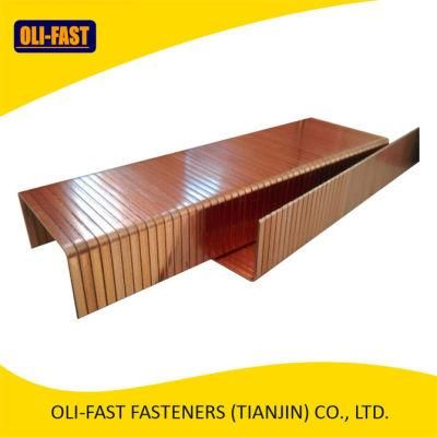 16ga a-58, 5/8&quot; Copper Carton Staples, 1-3/8&quot; Crown, 3515 Copper Carton Staple