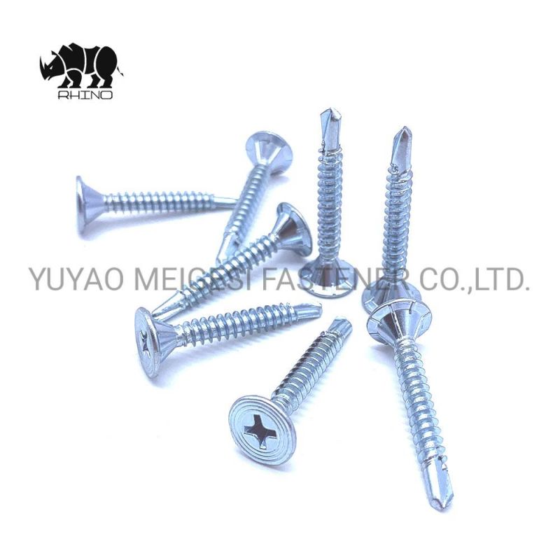 New Arrival China Screw Phillips Flat Head Self-Drilling Screw Zinc Plated or Stainless Steel