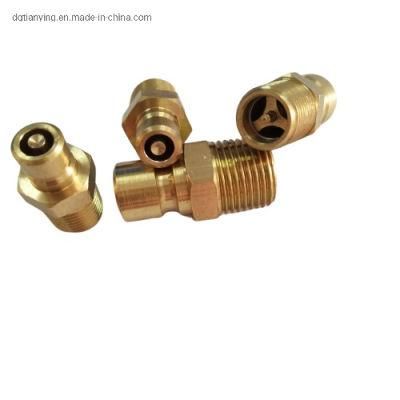 Brass Mold Threaded Male Water Quick Hose Coupling with Valve