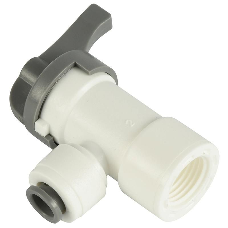RO 1/4 Tube Od 1/4′ ′ Thread Pressure Ball Valve Water Filter Fittings