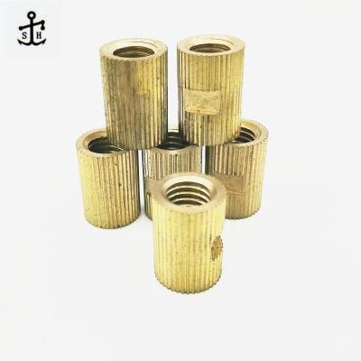 M2 M3 M4 M5 M6 Special Fasteners OEM ODM Brass Insert Nut Round Knurled Insert Nut Made in China