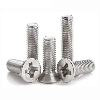 Stainless Steel DIN 7985 Pan Head Phillips Drive Truss Metal Customized Passivated Hexagon Flange Machine Screw