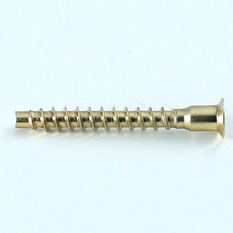 Diameter 2.9/3.5/4.2/4.8/5.5/6.3 Flat Head Furniture Screw 50mm Hex Socket Head Male Female Furniture Screw