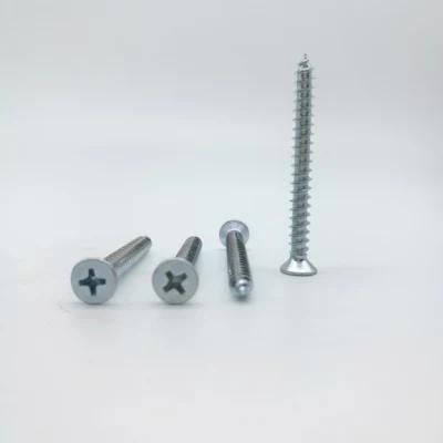 Flat Head Cross Recess Self Drilling Screws