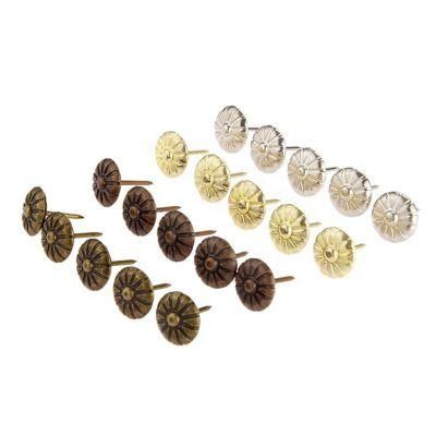 Factory Decorative Iron Nail Tack Brass Upholstery Metal Nails Supplies Sofa Nail