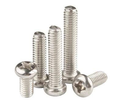 Ron Nickel Plated Cross Round Head Screw Pan Head Bolt Round Head Machine Screw Electronic Screw M2 /M2.5/M3m4