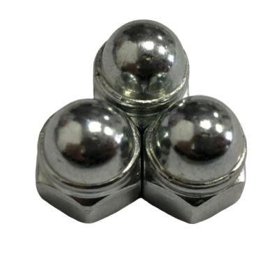 Carbon Steel Hex Acorn Nuts Assembling Type Welding Type Insert Zinc Plated