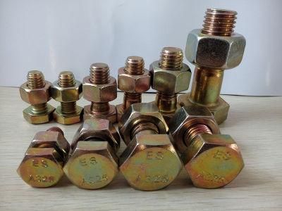 Zinc Plated/Galvanized - Grade8.8 - M36or1+1/2 - ASTM - A325 M/A325 - Heavy Hexagon Head Bolt/Heavy Hex Bolt - Carbon Steel - 42cr