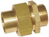 Dzr Brass Straight Unions for Pipes