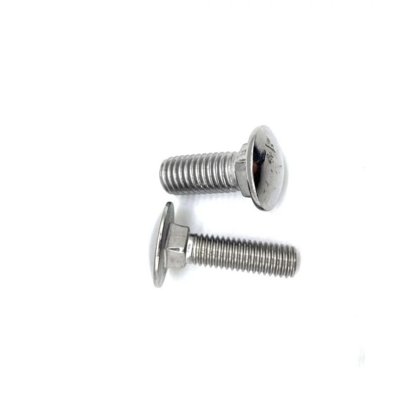 Factory Price Custom Short Neck DIN 603 M6 M8 M10 M12 Stainless Steel Carriage Bolt