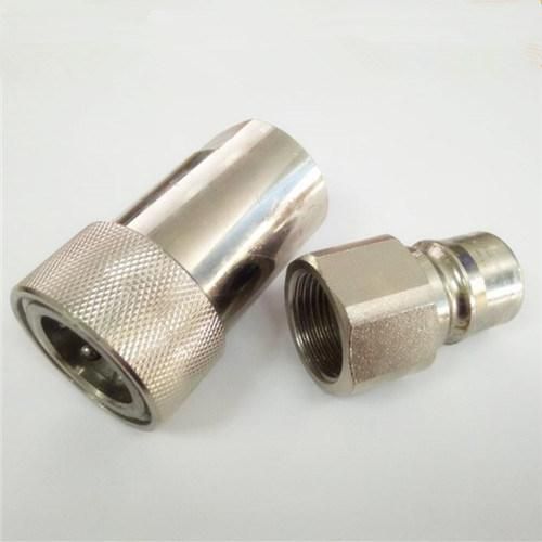 Hydraulic High Pressure Steel Quick Coupling with Double Check Valve