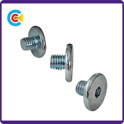 GB/DIN/JIS/ANSI Carbon-Steel/Stainless-Steel 4.8/8.8/10.9 Galvanized Hexagon Button Head Screws for Birdge