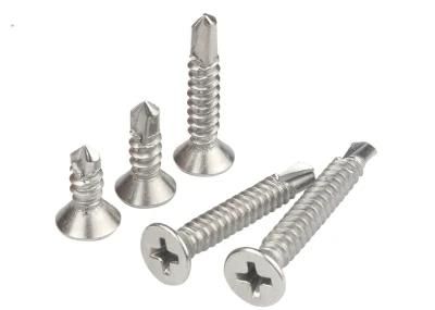 410 Stainless Steel Countersunk Head Drill Tail Dovetail Screw