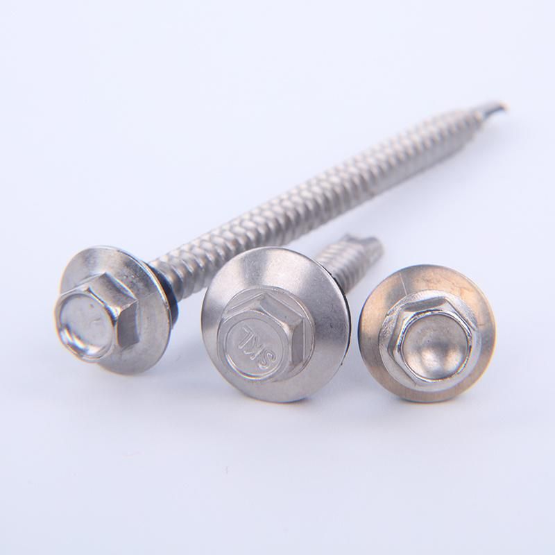 Fasteners Hexagon Flange Head Self Driliing Roofing Screws with EPDM Washer