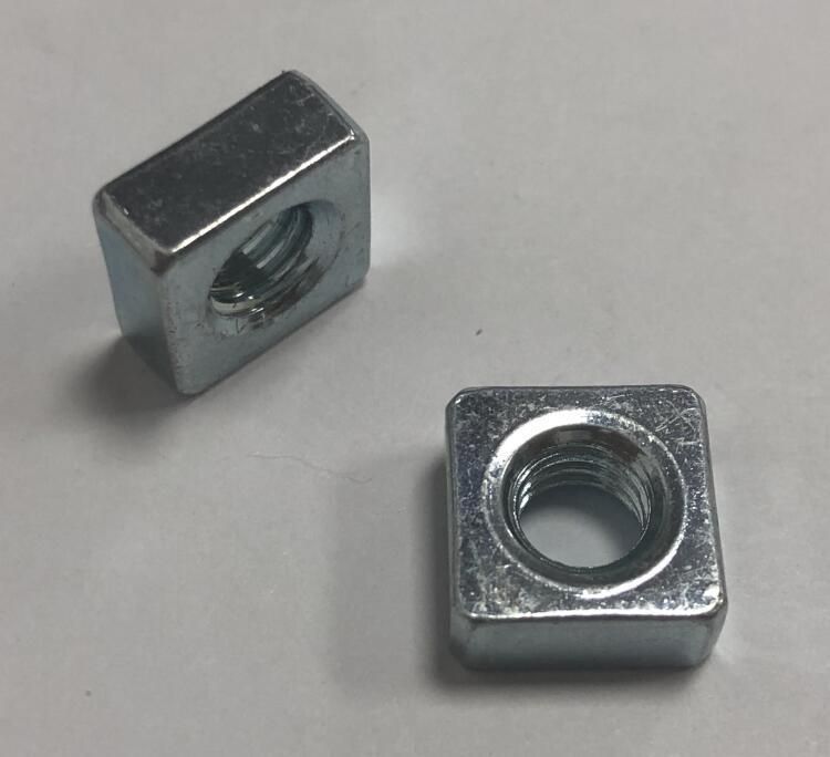 Zinc Plated Galvanized Black HDG Square Nut