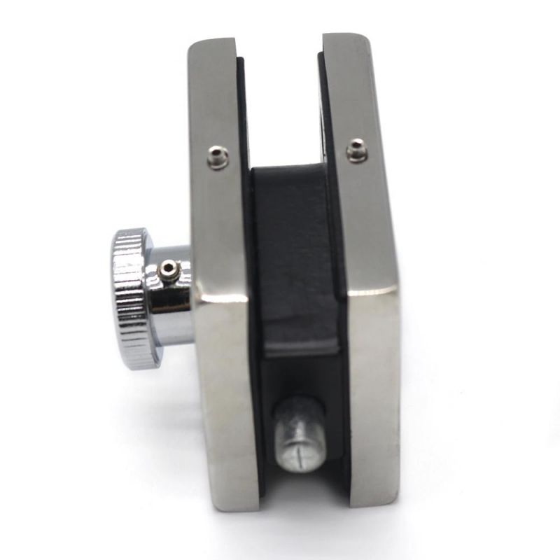 Glass Door Hardware Connector Stainless Steel Clamp Patch Fittings