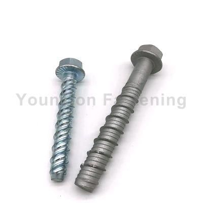 Dac Yellow Zp Flange Head Concrete Screw Bolt