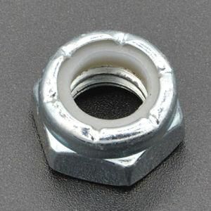 Slotted Nylon Insert Lock Nut Zinc Plated (CZ275)
