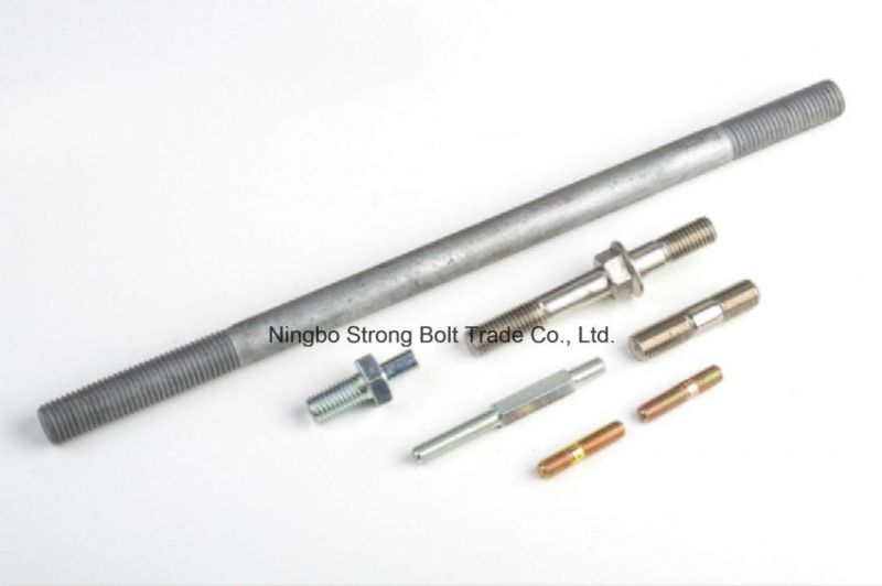 Stud Bolt Double Ended Thread Bolt Screw with Nut More Than 10 Years Produce Expricence Factory