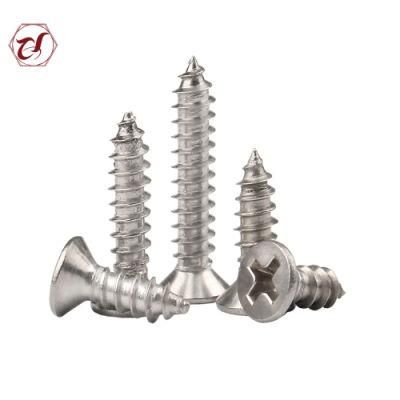 Flat Head Ss Self Tapping Stainless Steel Screw