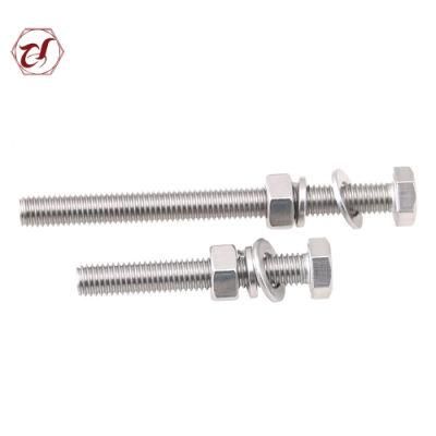 Stainless Steel ANSI/ASME B18.2.1 DIN933 Full Thread Hex Bolt