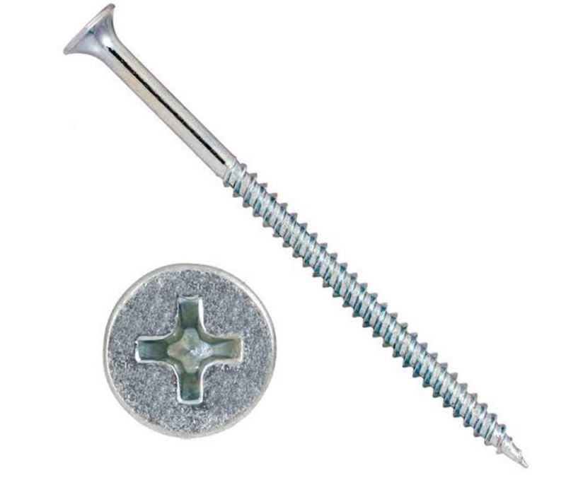 #2 Phillips Drive Bright Zinc Plated Bugle Head Wood Screw