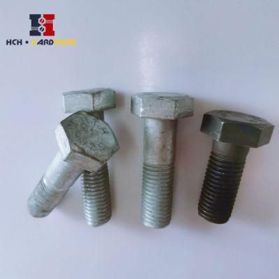 Grade 4.8 Carriage Thread Zinc Plated Hex Flange Bolt Fastener