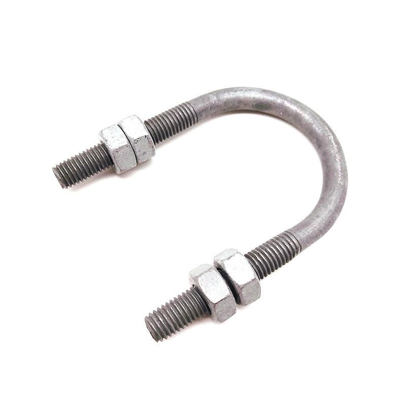 Gr 4.8 Gr8.8 Carbon Steel U Bolt with Nuts